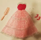 VINTAGE BARBIE DOLL FASHION COLLECTOR *8Pc Clothes / Shoes / Jewelry *Dream Glow