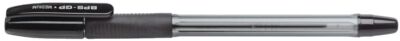 Pilot BPS-GP-M-B Kugelschreiber M, gummierte Griffzone, 0,4 mm, schwarz,  BPS-GP