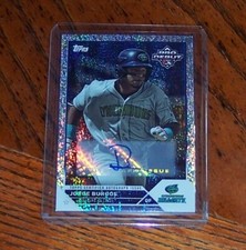 2023 Topps PRO DEBUT JORGE BURGOS SPARKLE FOIL AUTO 47/199 PD-61