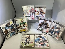 Playstation 3 Madden NFL 08-13, 15 & 25 - Lot of 8 PS3 Games - Football Bundle
