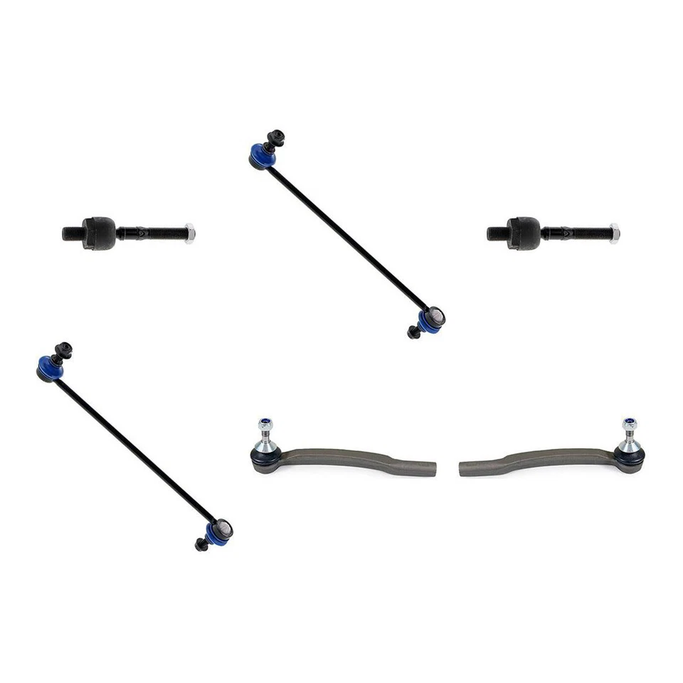 Mevotech 6 peças haste de amarração frontal extremidade Tierod barra oscilante link para Volvo XC90 2003 2004 - Imagem 2 de 4