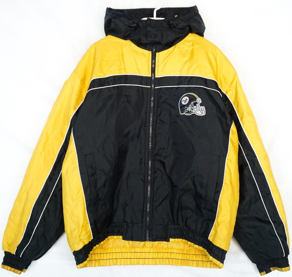 NFL G-III Pittsburgh Steelers Full Zip Hooded Big logo Jacket
