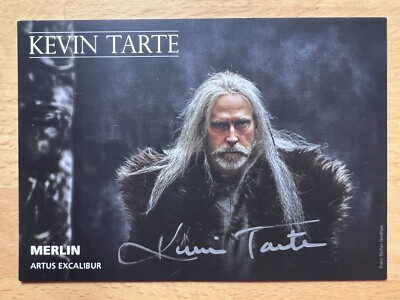 Kevin Tarte AK Merlin Artus Excaibur Autogrammkarte original signiert