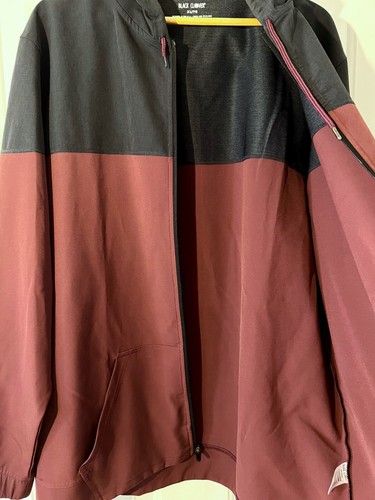 Giacca nera con cappuccio Clover Live Lucky bordeaux e nero - Uomo XL - Foto 3 di 5