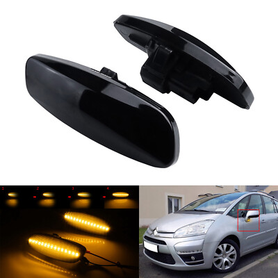 Clignotants Latéraux LED Pour Peugeot & Citroën - 27 LED SMD, IP67, Sans Erreur Canbus - 2 Pièces
