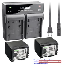 Kastar Battery Rapid Charger for Canon BP-819 BP819 Canon VIXIA HF M36 Camcorder
