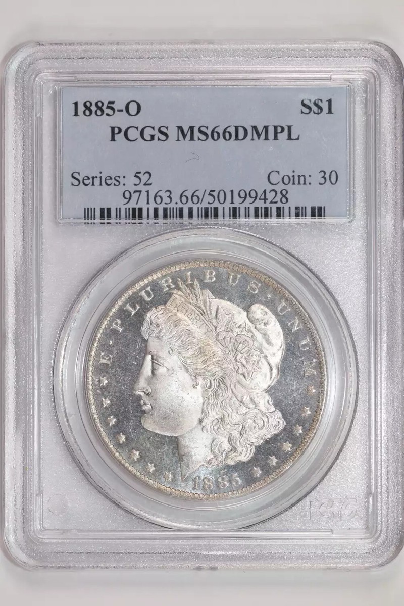 1885-O モルガンダラー PCGS MS66 Morgan dollar 銀 1885-O Morgan Silver Dollar NGC MS66 | GovMint