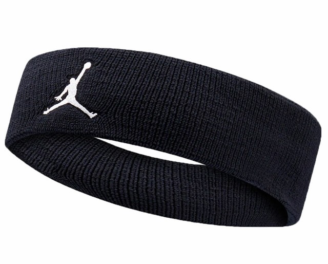 Nike Official Jordan Jumpman Headband Black Gym Training Sweatband