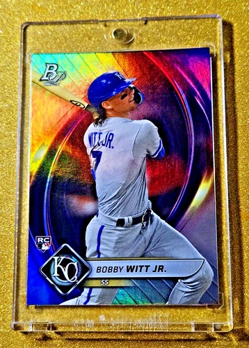 2022 Bowman Platinum Bobby Witt Jr Rookie Holofoil #51 MINT RC 💥💥 W/CASE