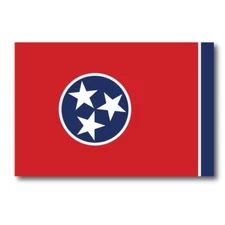 Tennessee Car Magnet US State Flag Refrigerator Locker SUV Heavy Duty Waterproof
