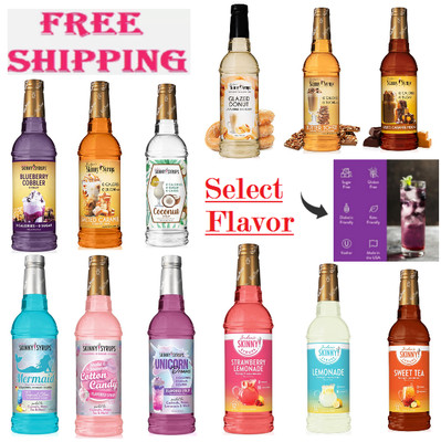 Jordan's Skinny Syrups Sugar Free Coffee Syrup Blueberry Cobbler,Select Flavor