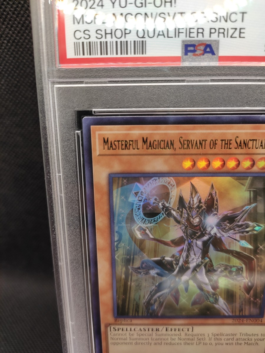 Yu-Gi-Oh Masterful Magician, Servant of the Sanctuary PSA 10 Ultra