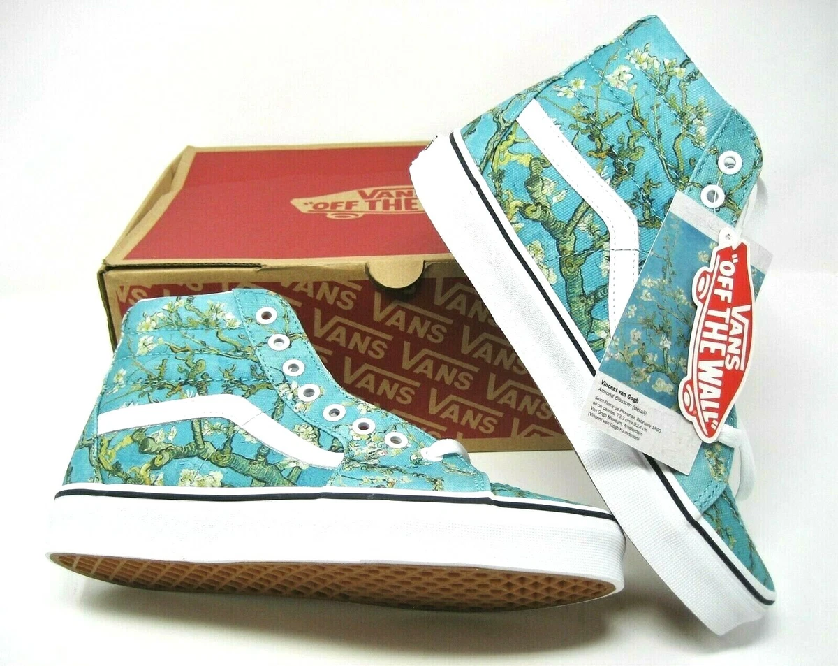 Vans Vincent Van Gogh Almond Blossom SK8-HI Limited Women's 5 Men or Youth 3.5