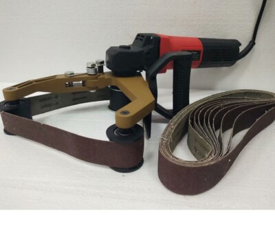 Tools 40A Pipe Rail Polishing Belt Sander 100 Belts fits Metabo Roxx  Bluerock