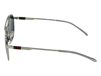 GUCCI GG1679S-001 Silver Frame/ Grey Tinted Sunglasses | eBay