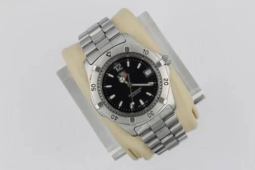 Tag Heuer WK1110.BA0311 Mens 2000 Series Professional Watch Black Silver BA0317