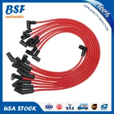 M-12259-C301 Set for 9 Spark Plug Wires Ford 5.0L 5.8L SB SBF 302 Red 