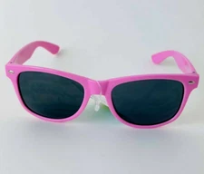 Best Value Sunglasses Teens 100% UVA-UVB Protection, Pink Plastic Sunglasses