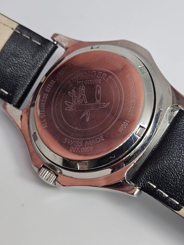2000s Men's Wenger 097.0699 S.M.T Design Swiss Made Quartz 100M WR 40mm Watch - Picture 18 of 22