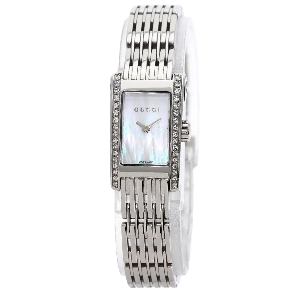 Montres GUCCI G Metro Diamond 8600L Acier Inoxydable/Acier Inoxydable Femme