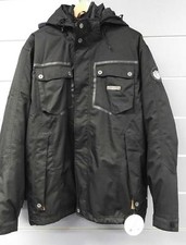 LUHTA SKI WEAR DOUBLE LAYER LINER CLOTH WINTER JACKET ALL BLACK FINE QUALITY