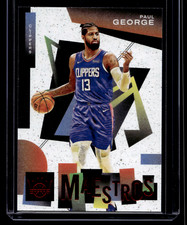 Paul George Maestros /149 Ruby Court Kings Basketball 2021-22 Card #25 Clippers