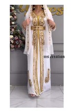 Sale Royal Moroccan Kaftan Arabic Party Wear Abaya Hand Beaded Caftan Dresses 05