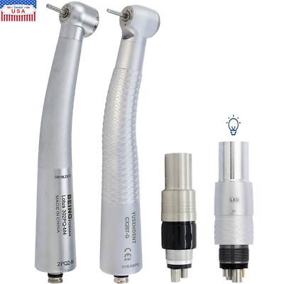 COXO Dental High Speed Turbine Handpiece Fiber Optic NSK Phatelus Coupler 4 6H