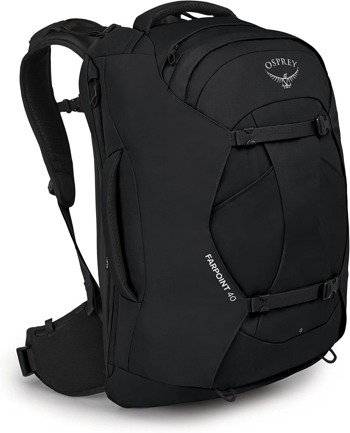 Farpoint 40L Men's Black Travel Backpack for Adventure & Carry-On