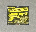 VINTAGE NU-AGE SMOKE RING GUN  PORCELAIN SIGN CAR GAS OIL TRAIN