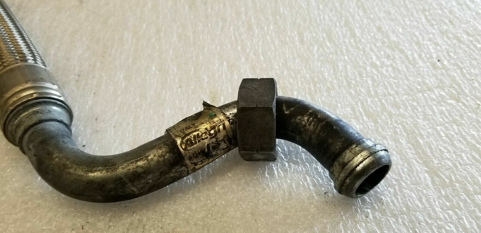 LAMBORGHINI MURCIELAGO LP640 OIL PIPE HOSE LINE WITH CONNECTOR OEM 07M115688A