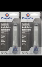 Permatex 81343 SPARK PLUG Anti-Seize Lubricant 1 oz Tube 133AR MARINE 2 Pack