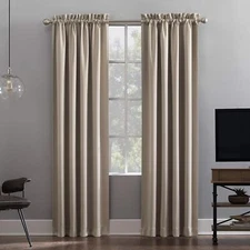Sun Zero Oslo Theater Grade Extreme Total Blackout Rod Pocket Curtain Panel
