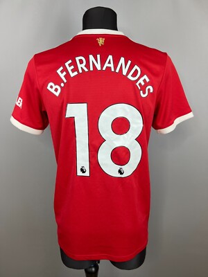 Manchester united FERNANDES ユニフォーム　半袖 MANCHESTER UNITED 2021 2022 FERNANDES HOME SHIRT FOOTBALL SOCCER