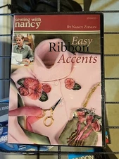 Sewing With Nancy Easy Ribbon Accents DVD By Nancy Zieman 60 Minutes 2006 Sealed
