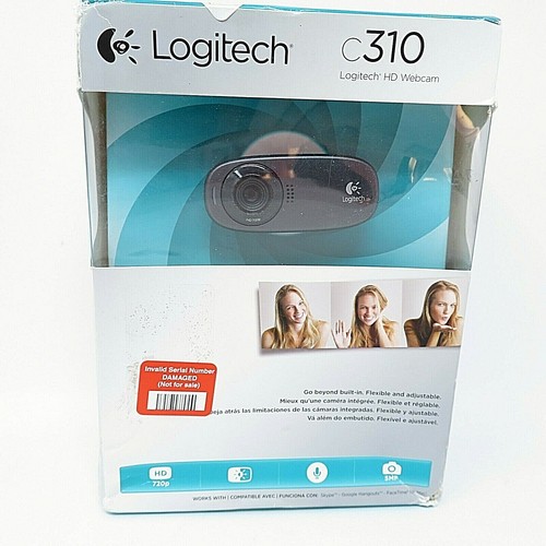NEW Logitech HD Webcam C310, Black - Standard Packaging