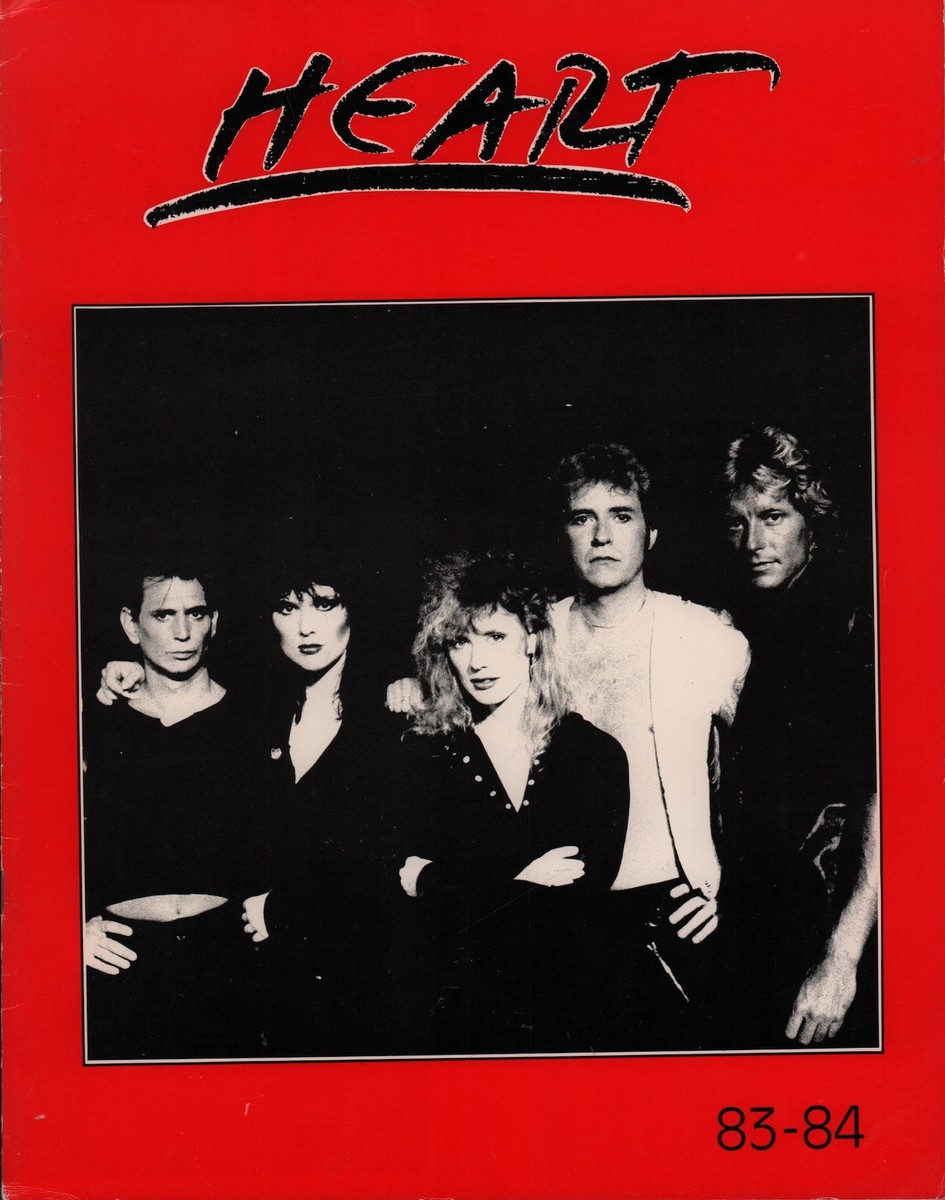 HEART 1983 PASSIONWORKS TOUR CONCERT PROGRAM BOOK ANN / NANCY