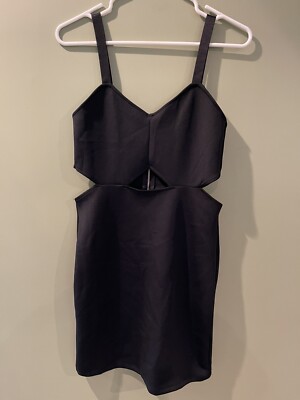 Divided H&M Sz. Medium Sexy Little Black Cutout Dress NWOT
