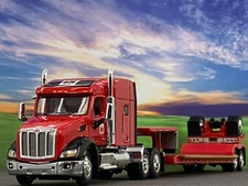 1/64 DCP FARMALL IH PERTEBILT 579 W/ LOWBOY