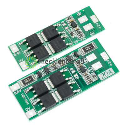 2S 20A 8.4V 18650 Lithium Battery Charger BMS Protection Board Balanced Standard