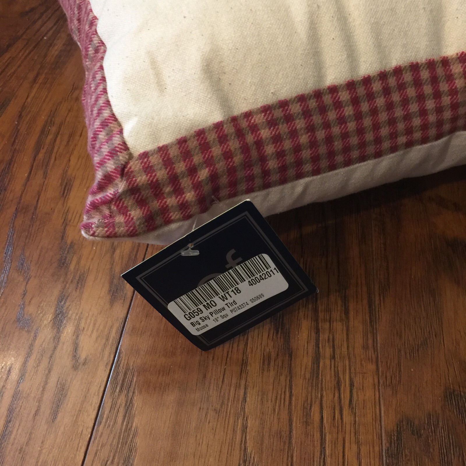 C&F Enterprises Inc 18"x18" Big Sky Moose Decorative Accent Pillow NWT