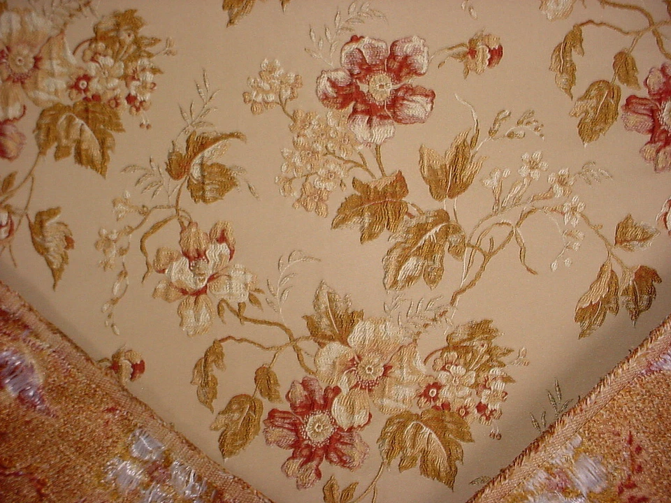 2-7/8Y Kravet Couture 27493 Manor Born Topaz Brocade Drapery Upholstery Fabric - Image 3 of 3