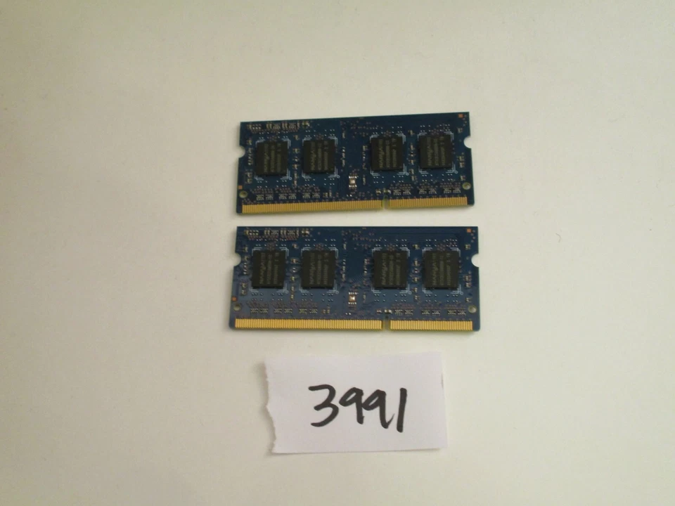 Nanya 2x2Gb=4Gb 1333Mhz PC3-10600 DDR3 SODIMM laptop memory RAM (3991) - Image 2 of 2