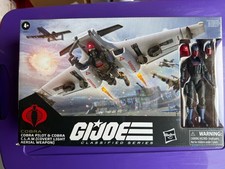 GI Joe Classified Series Cobra Pilot And C.L.A.W. In Hand