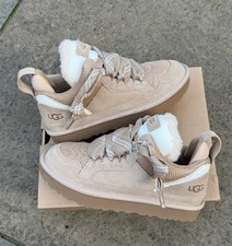 UGG Lowmel Trainers - sand (UK UK 7.5-8 EU 41) suede with cosy shearling lining
