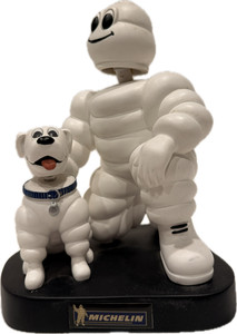 Michelin Man & Dog Bobbleheads/Tail LIMITED EDITION - #4565 of 10,000