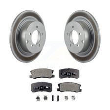 Transit Auto KGF-101317 Brake Disc and Pad Kit Rear for Mitsubishi Lancer Jeep