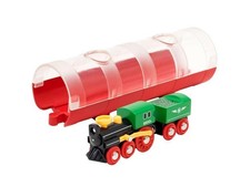 BRIO World 33892 - Classic Steam Train  Tunnel - 3 Piece Wooden Toy Train Se...