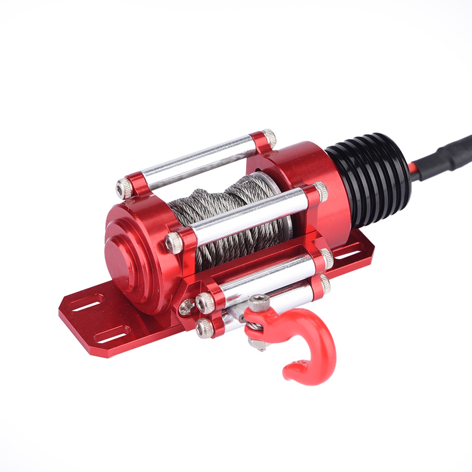 :1:10 RC Crawler Climbing Cars Electric Metal Winch For SCX10 D90 D110 TF2