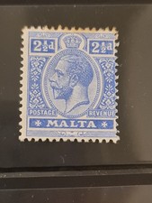 KGV 2,5d Jasnoniebieski MALTA Commonwealth Znaczek pocztowy Nieużywany